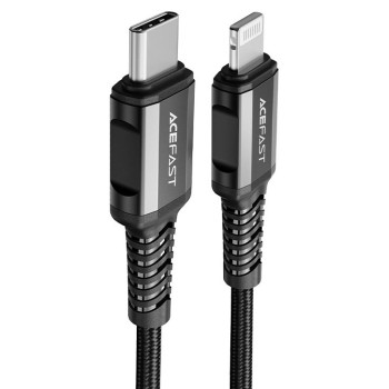 Кабель Acefast Type-C to Lightning 1.2m Black (C1-01)