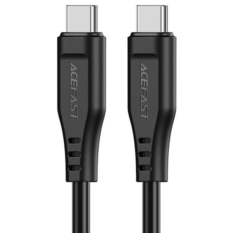 Cablu Acefast Type-C to Type-C 1.2m Black (C3-03)