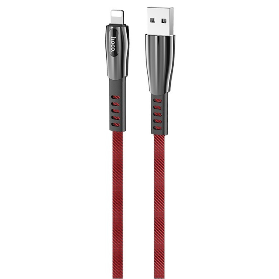 Кабель Hoco U70 Splendor Lightning Red
