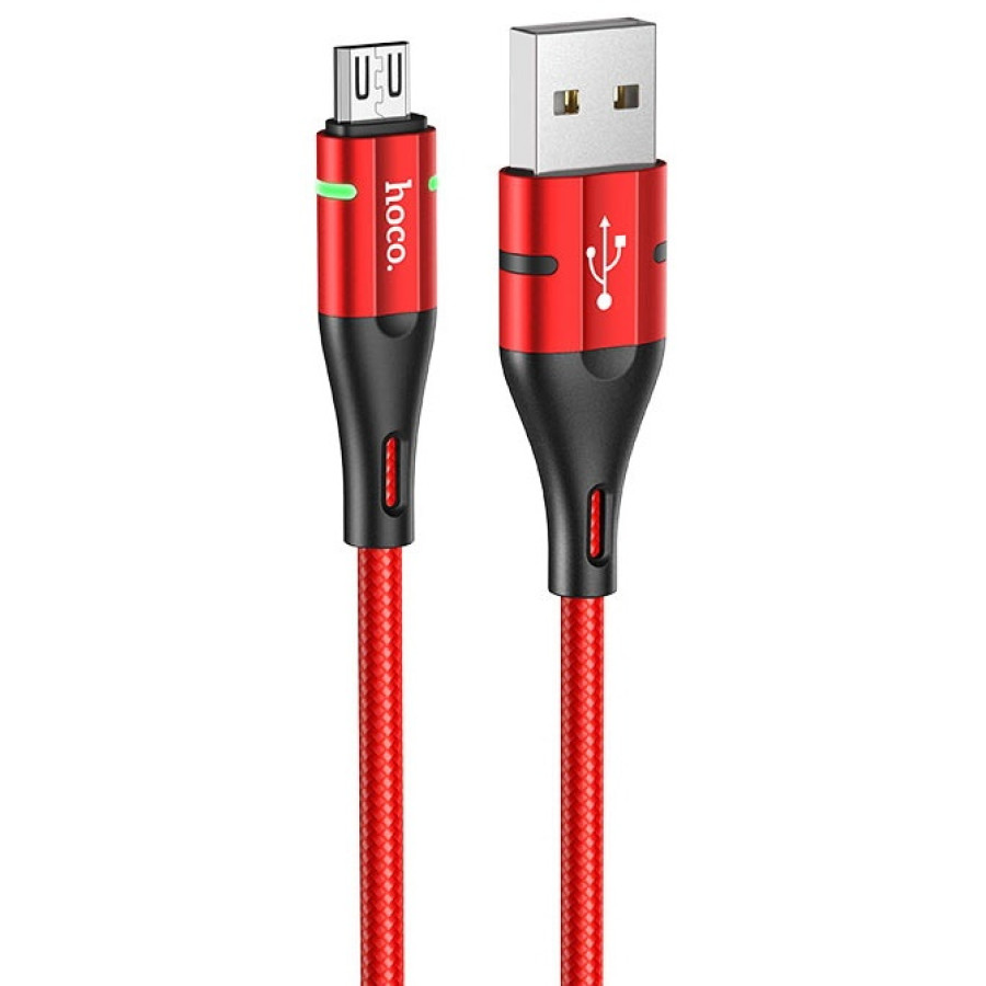 Cablu Hoco U93 Shadow Micro-USB Red