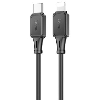 Кабель Hoco X101 Assistant USB-C to Lightning 1m Black