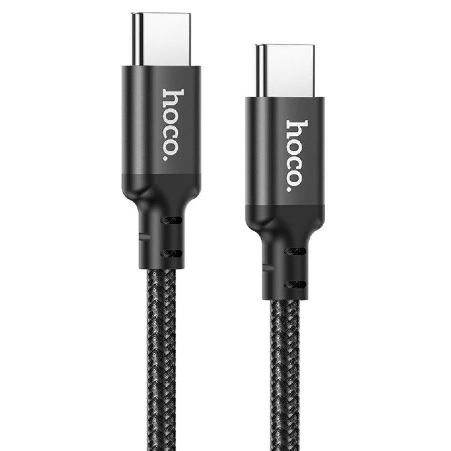 Cablu Hoco X14 Double speed Type-C to Type-C 1m Black