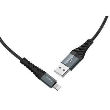 Кабель Hoco X38 Cool For Lightning Black