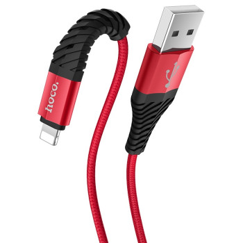 Кабель Hoco X38 Cool For Lightning Red