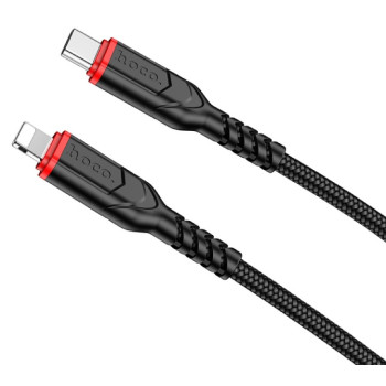 Кабель Hoco X59 Victory PD Lightning 1m Black