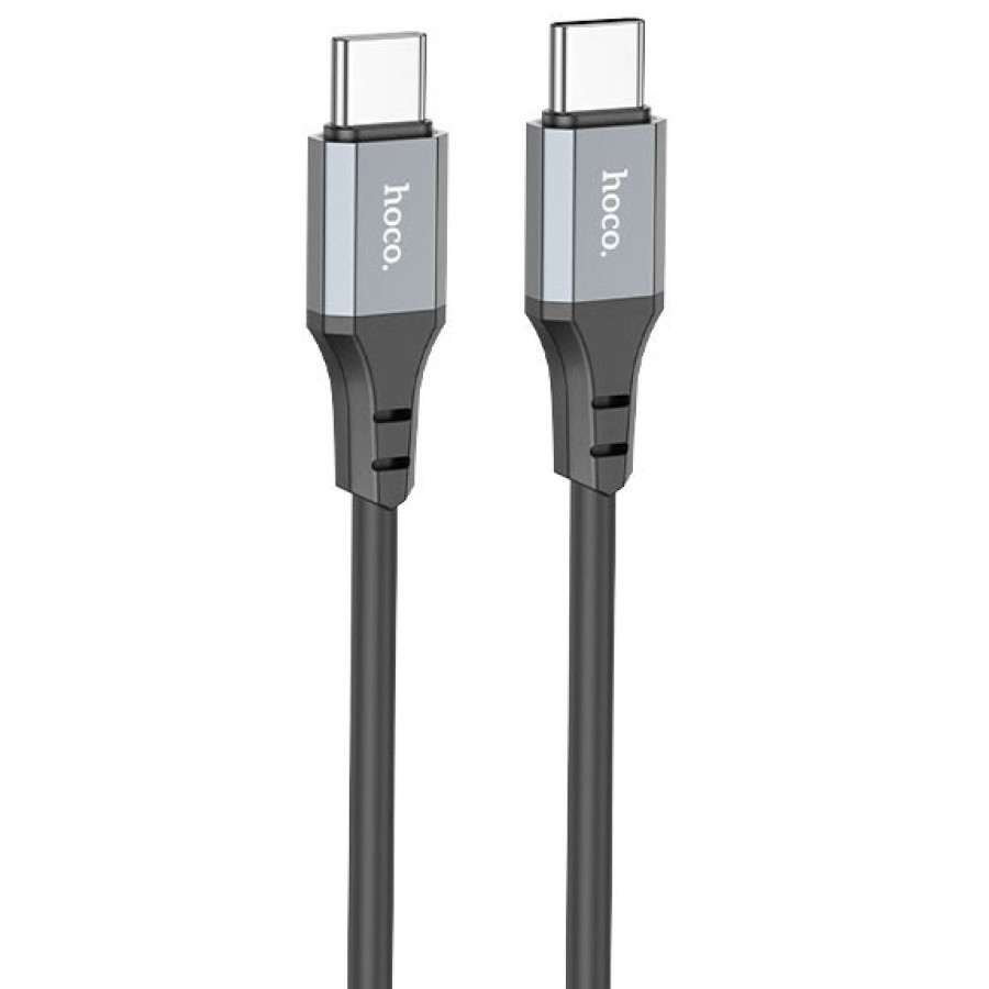 Cablu Hoco X86 Spear Type-C to Type-C Black