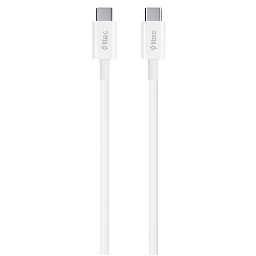 Кабель Ttec Type-C to 3A 1m White (2DK36B)
