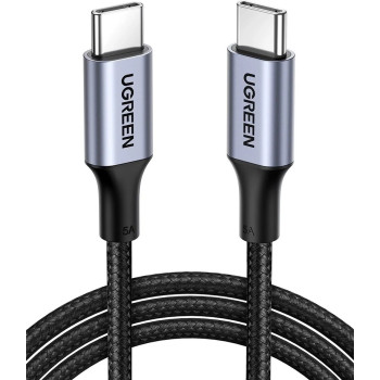 Кабель Ugreen Type-C to Type-C 100W US316 Black (70428)