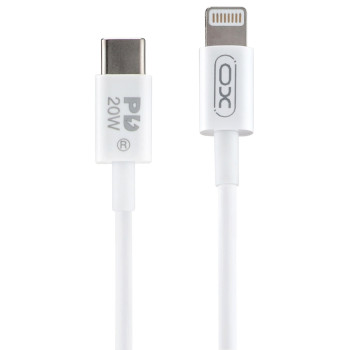 Кабель XO NB-Q189A Type-C to Lightning 20W 1m White