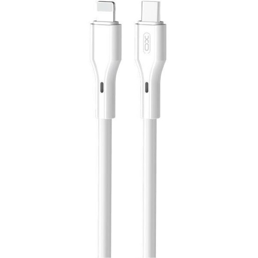 Кабель XO NBQ231A Rock Type-C to Lightning 27W White