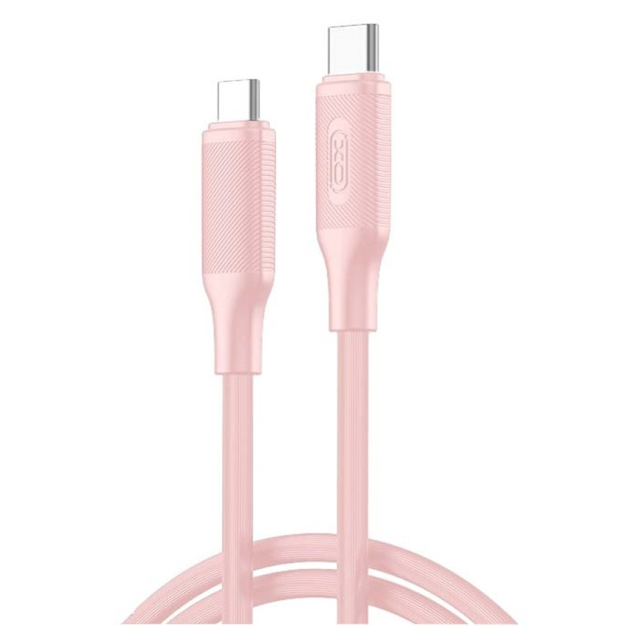 Кабель XO Type-C to Type-C NB-Q265B Pink