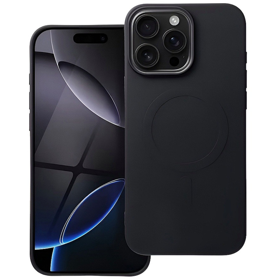 Husa de protecție WOO Liquid Silicone Magsafe iPhone 16 Pro - negru