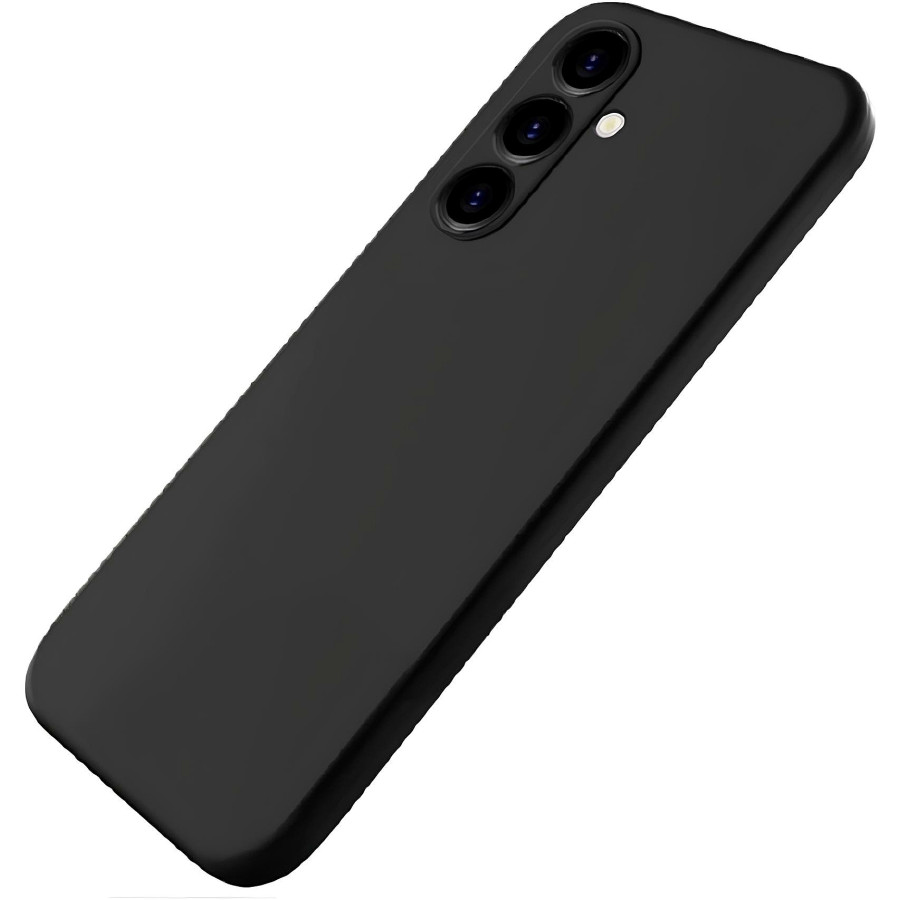 Husa de protecție WOO Liquid Silicone pentru Samsung A25 5G - negru