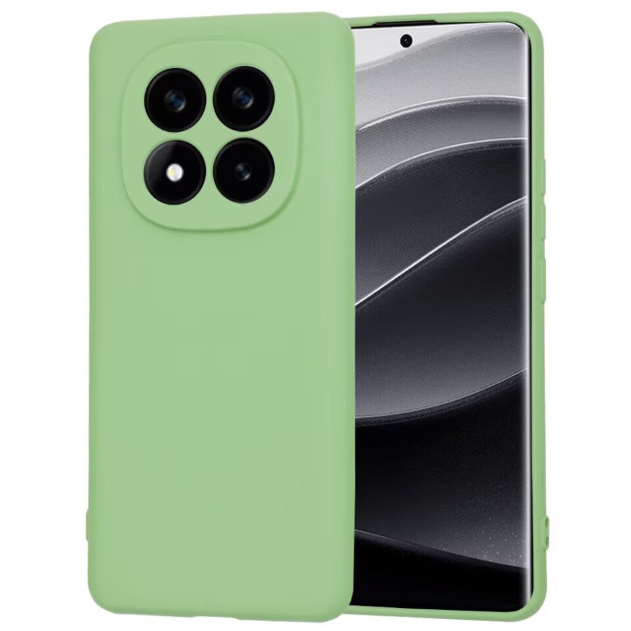 Husa de protecție WOO Liquid Silicone Xiaomi Redmi Note 14 Pro 5G Green (WOOLSCXRN14PGR)