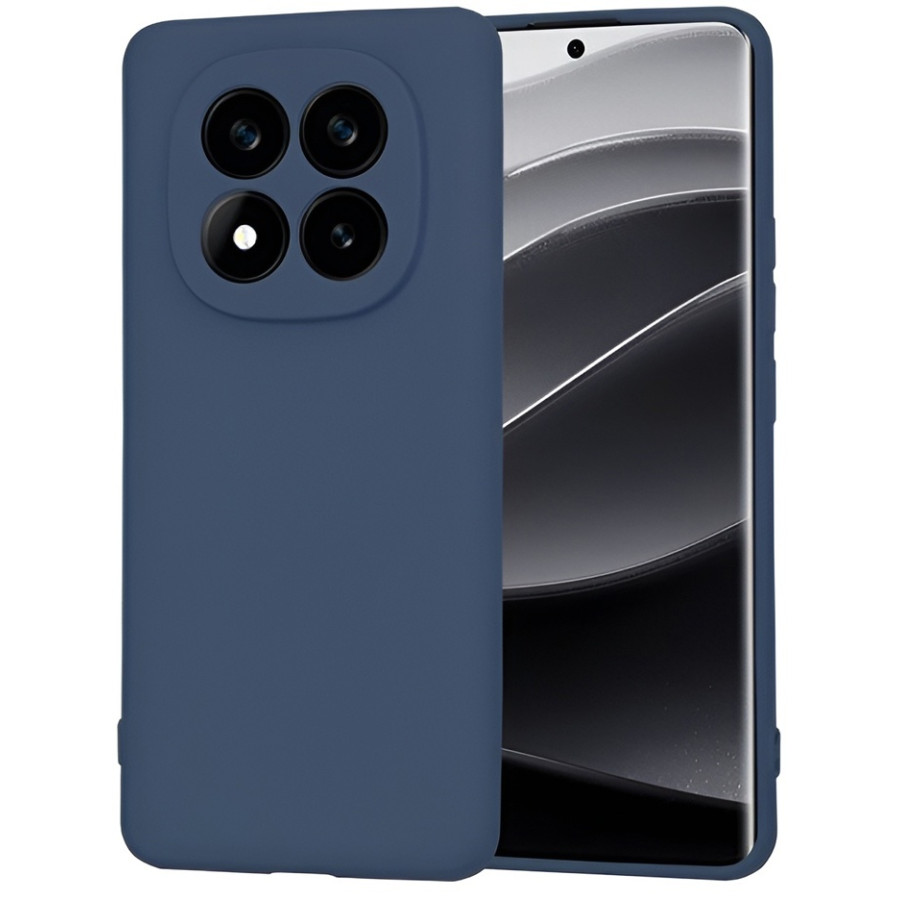 Husa de protecție WOO Liquid Silicone Xiaomi Redmi Note 14 Pro Plus 5G Blue (WOOLSCXRN14PPBL)