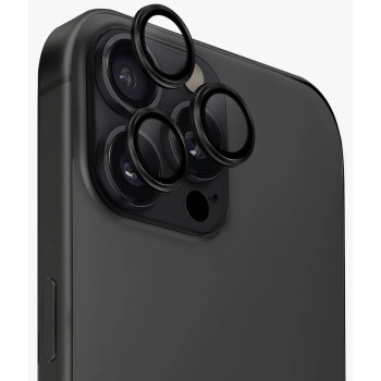 Sticlă de protecție pentru camera foto Uniq pentru iPhone 16 Pro/16 Pro Max Black