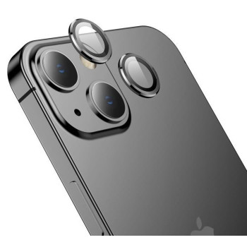 Sticlă de protecție Hoco 3D Metal Frame Lens Film iPhone 15/15 Plus (V13) Black