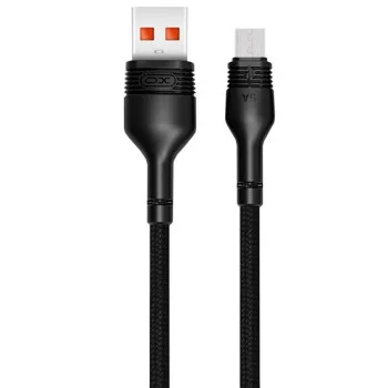 Кабель XO Micro-USB Brainded NB55 Black